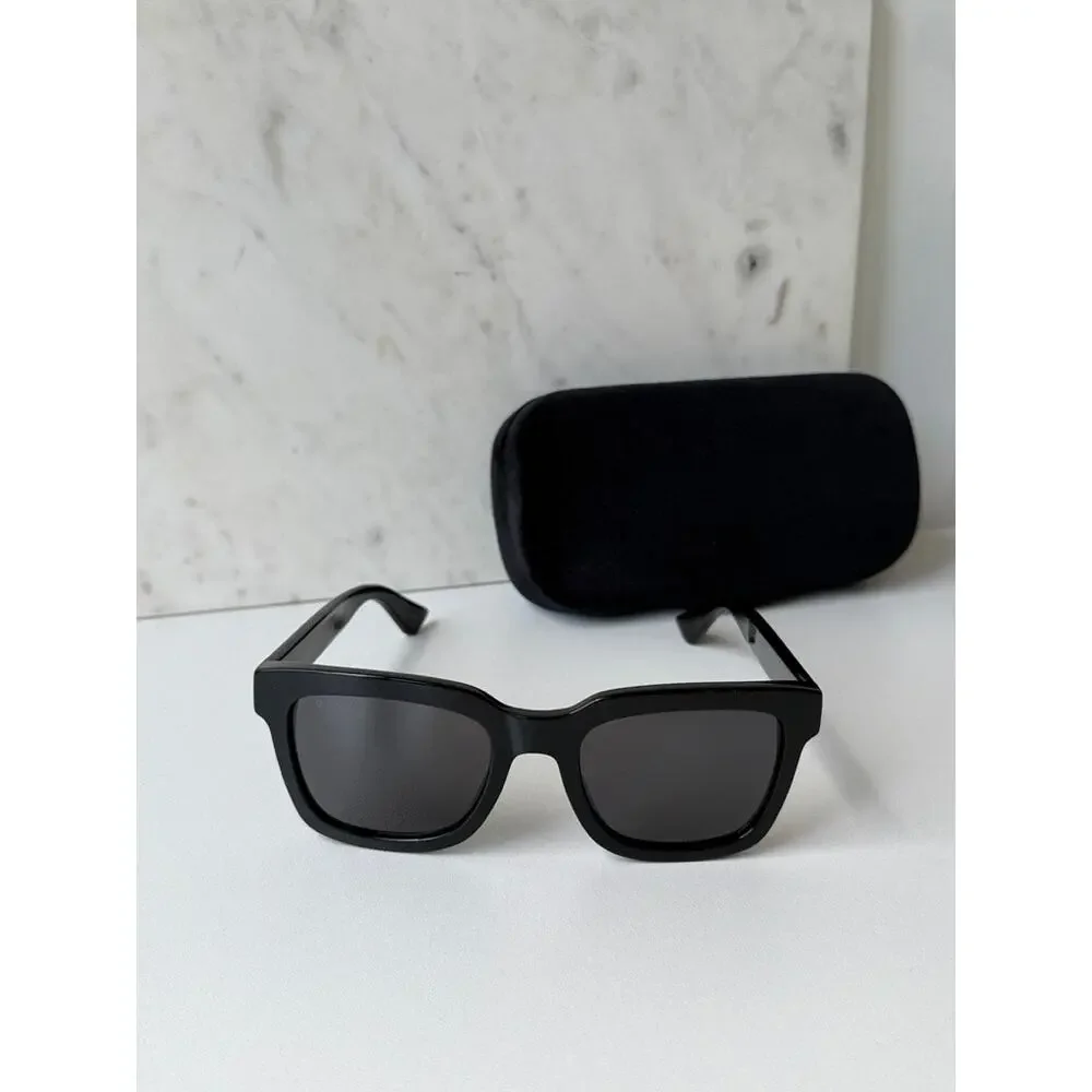 NEW Gucci GG0001SN Black Square Unisex Sunglasses